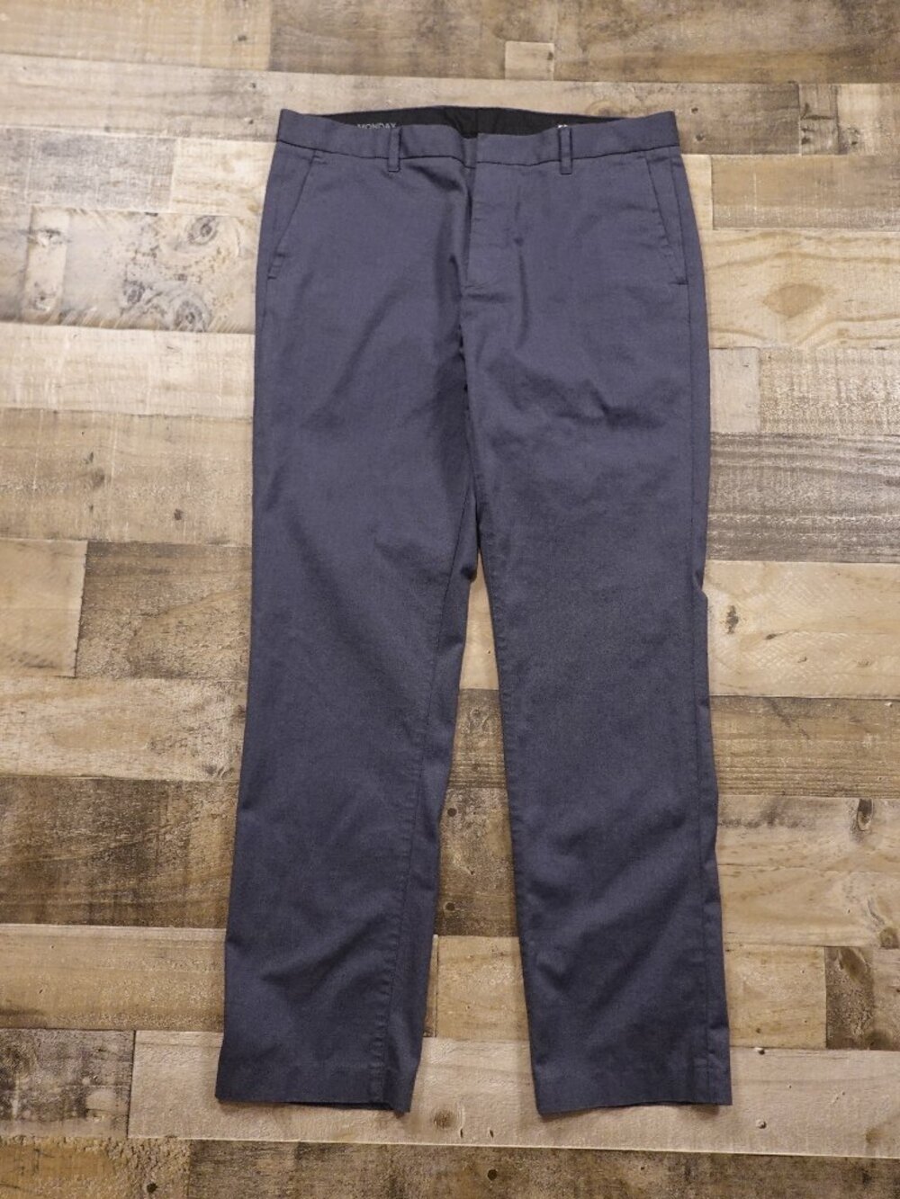 Bonobos Weekday Warrior Dress Pants Men’s 34x32 Slim Fit Slate Gray Chino